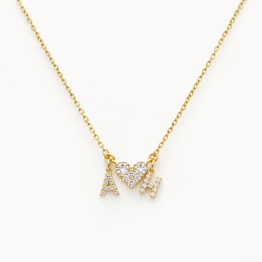 Collier Nom & Cœur - L'Accessoire Tendance Personnalisé