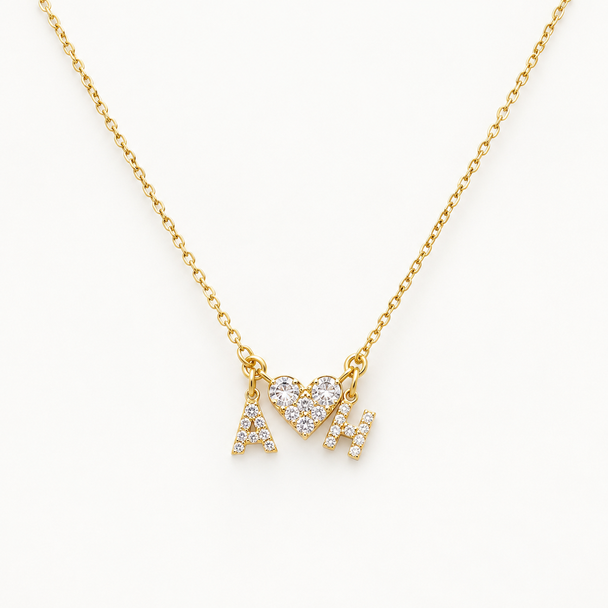 Collier Nom & Cœur - L'Accessoire Tendance Personnalisé
